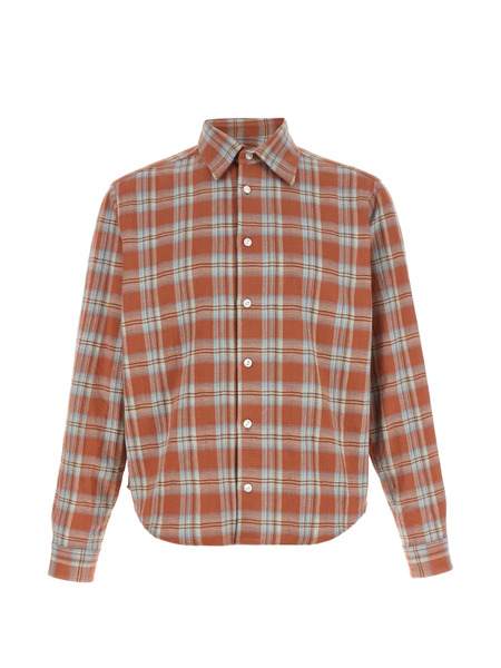  Second/layer Camisa Sherman A Cuadros - Naranja 