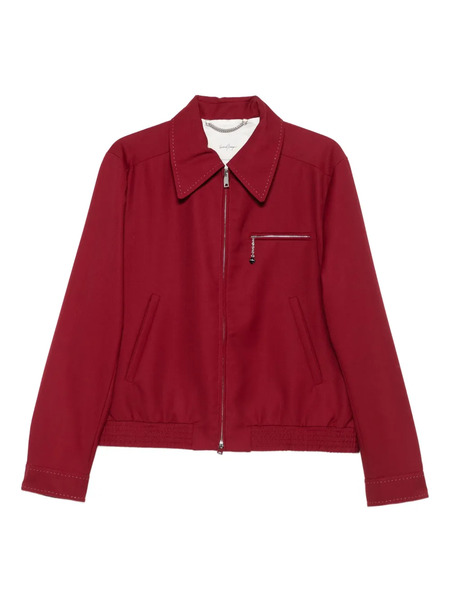  Second/layer Chaqueta Con Cremallera - Rojo 