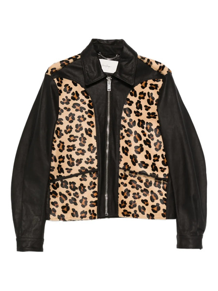  Second/layer Chaqueta Phreak Con Estampado De Leopardo - Neutro 