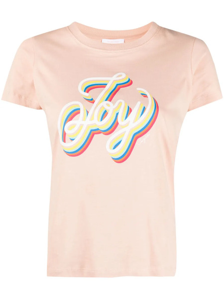  See By Chloé Camiseta Con Motivo Gráfico - Rosa 