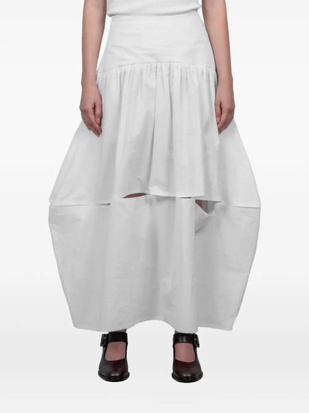  Séfr Falda A Capas Con Aberturas - Blanco 
