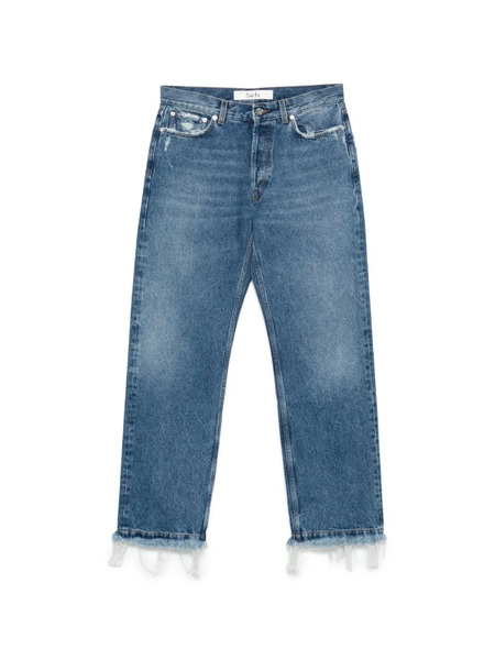  Séfr Vaqueros Con Detalle Deshilachado - Azul 