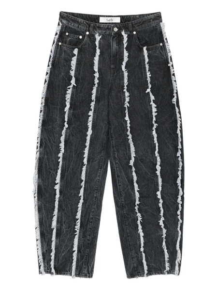  Séfr Vaqueros Con Detalle Deshilachado - Gris 