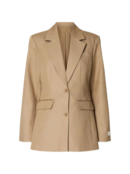  Selected Blazer Con Botones - Marrón 