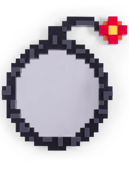  Seletti Espejo De Pared Pixel - Gris 