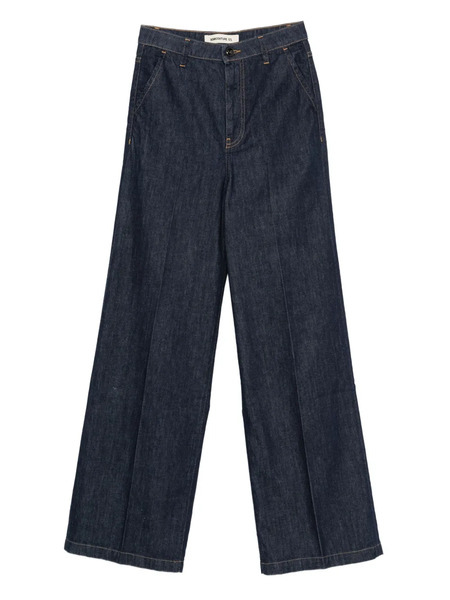 Semicouture Vaqueros De Talle Alto - Azul 