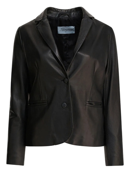  Semper Blazer Con Botones - Negro 