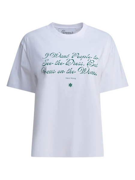  Semper Camiseta Con Frase Estampada - Blanco 