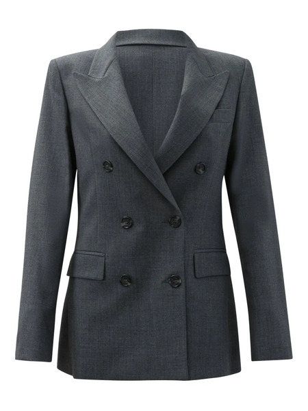  Semper Chaqueta Con Doble Botonadura - Gris 