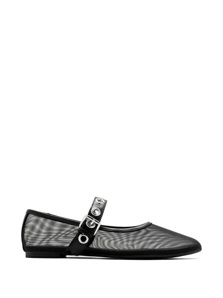  Senso Bailarinas Constance Con Ojales - Negro 