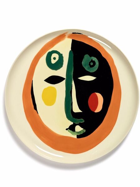  Serax Plato Feast Face 1 Extrapequeño - Multicolor 