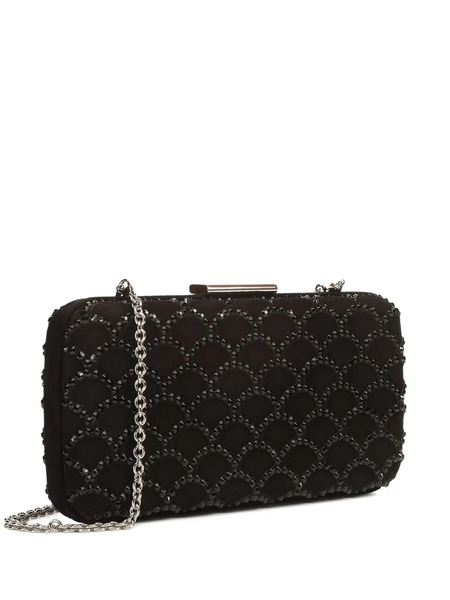  Sergio Rossi Bolso De Mano Sr Mermaid - Negro 