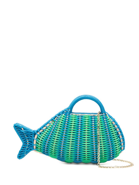  Serpui Bolso Shopper David Fish - Azul 