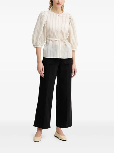  Sessùn Blusa A Rayas - Neutro 