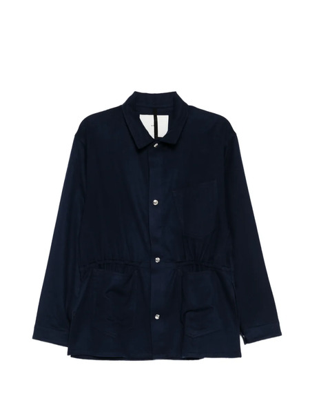  Setchu Chaqueta Con Botones - Azul 