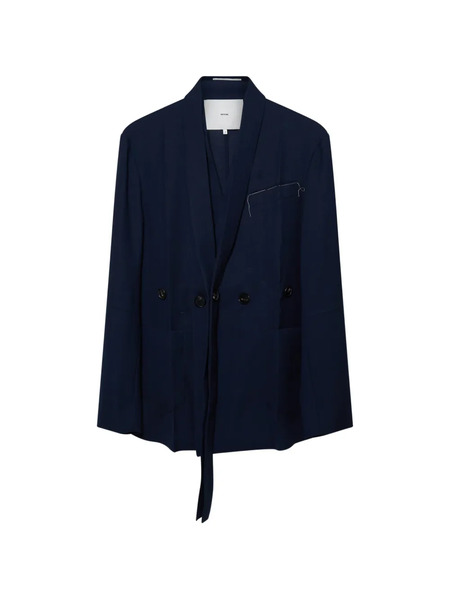  Setchu Chaqueta Con Doble Botonadura - Azul 