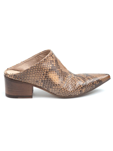  Settima Pointed Toe Mule - Marrón 