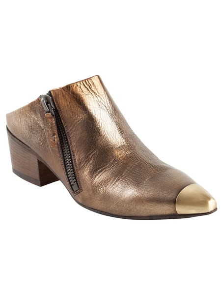  Settima Zipped Mules - Marrón 