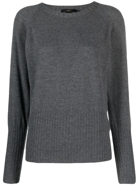  Seventy Jersey Con Cuello Redondo - Gris 