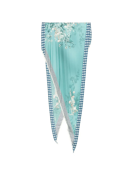  Seventy Pañuelo Con Estampado Floral - Azul 
