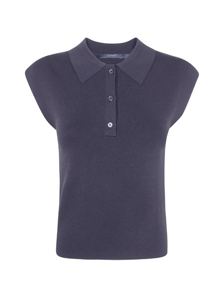  Seventy Polo Con Botones - Azul 