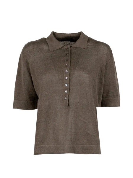  Seventy Polo Con Botones - Verde 