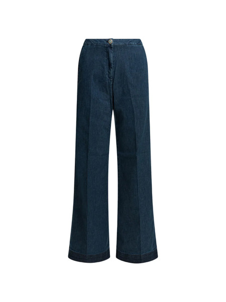  Shaft Jeans Vaqueros Anchos Con Pinzas - Azul 
