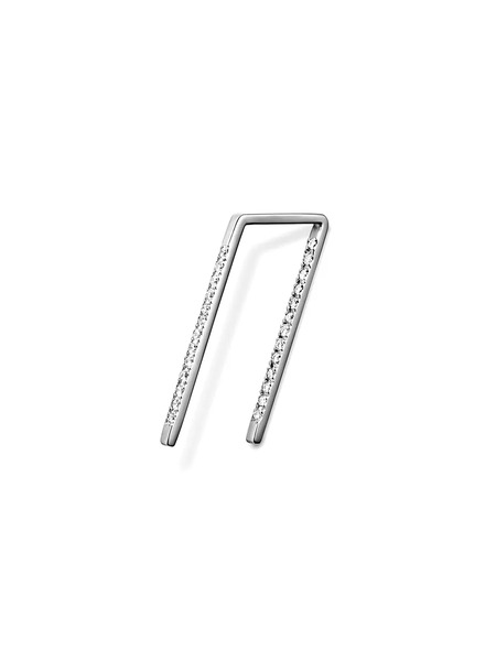  Shihara Diamond Post Earring 0202 - Metalizado 