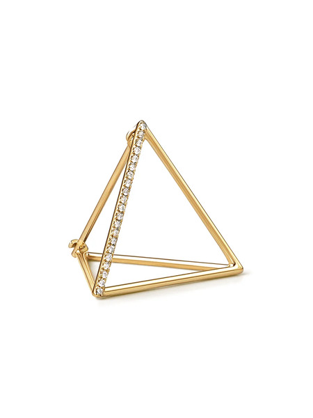  Shihara Diamond Triangle Earring 20 (01) - Metalizado 