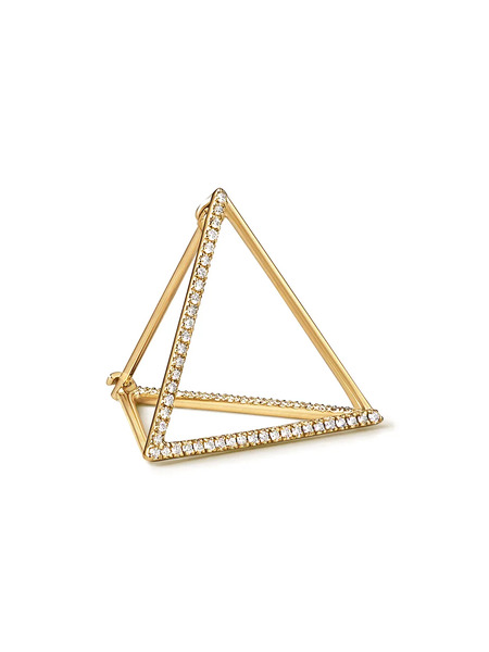  Shihara Diamond Triangle Earring 20 (03) - Metalizado 