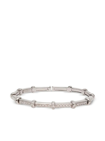  Sidney Garber Pulsera Spring Con Diamantes - Blanco 