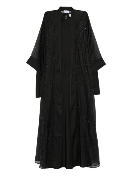  Silkylicious Conjunto Abaya De Seda - Negro 