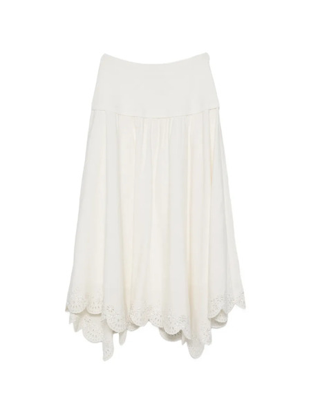  Simkhai Falda Haven Midi - Blanco 