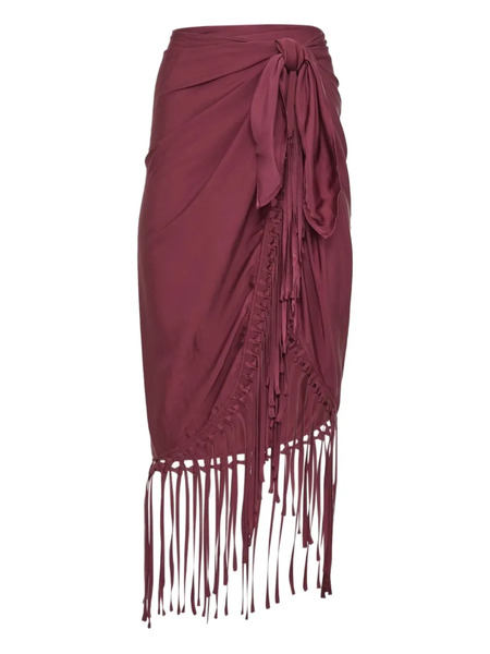  Simkhai Pareo Con Flecos - Rojo 