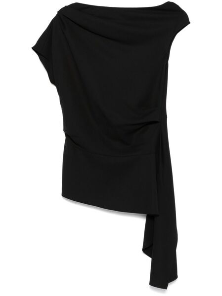  Simkhai Top Con Pliegues - Negro 