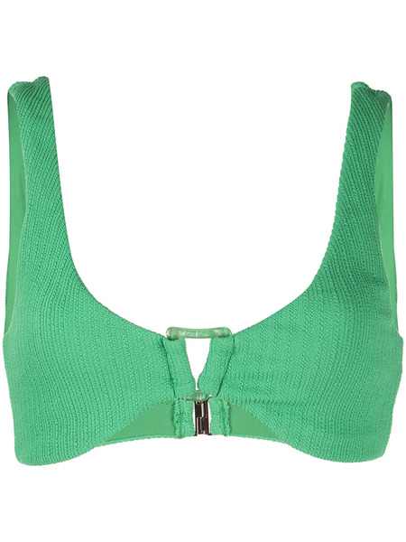  Simkhai Top De Bikini Astrid Texturizado - Verde 
