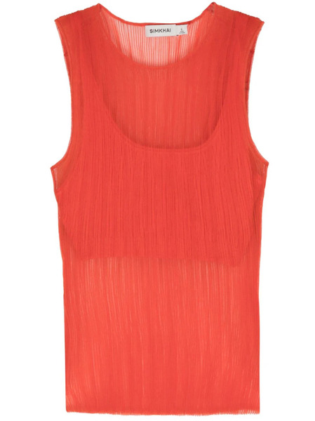  Simkhai Top Oakley Sin Mangas - Naranja 