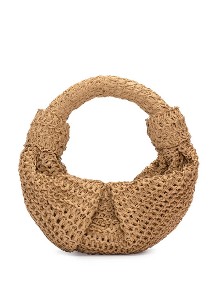  Simon Miller Bolso Lopsy De Rafia - Neutro 