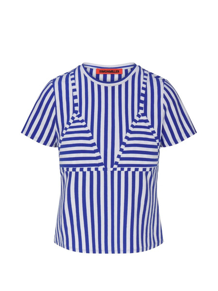  Simon Miller Camiseta A Rayas - Azul 