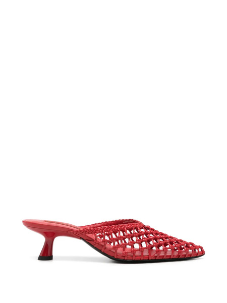 Simon Miller Gala Heeled Mules - Rojo 