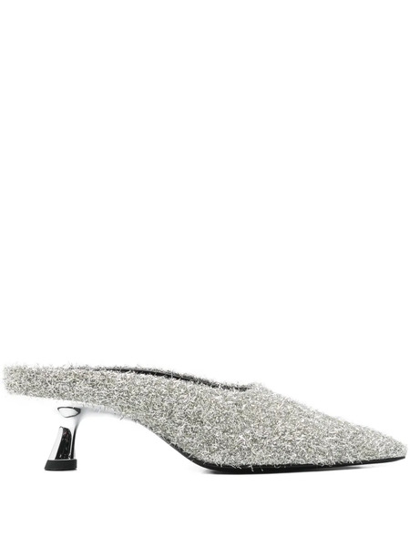  Simon Miller Mules Con Tacón De 55 Mm - Plateado 