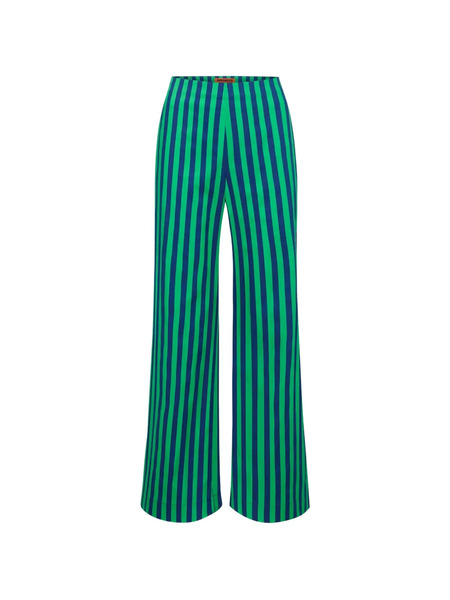  Simon Miller Pantalones Pia A Rayas - Verde 