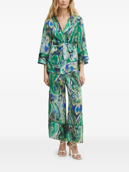  Simona Corsellini Top Con Estampado Degradado - Verde 