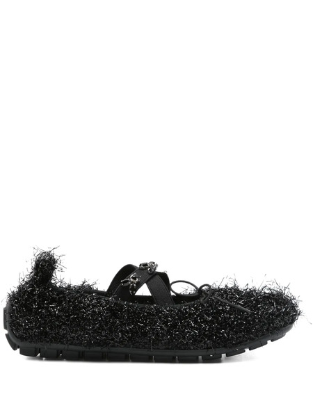  Simone Rocha Bailarinas Con Apliques - Negro 