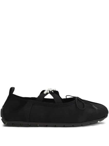  Simone Rocha Bailarinas Con Perlas Artificiales - Negro 