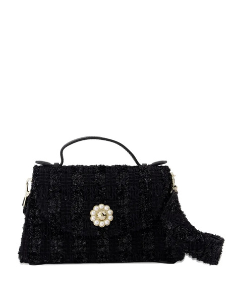  Simone Rocha Bolso Valentine Mini Con Detalle De Perlas - Negro 