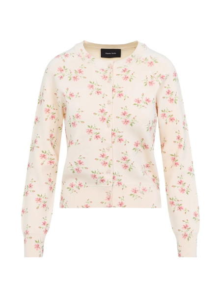  Simone Rocha Cárdigan Con Estampado Floral - Neutro 