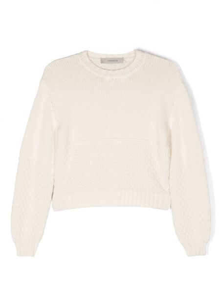  Simonetta Jersey De Punto De Ochos - Neutro 