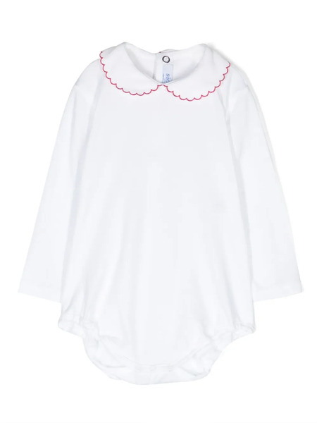  Siola Body Con Ribete Festoneado - Blanco 