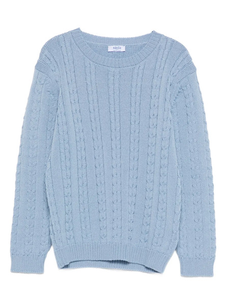  Siola Jersey Con Cuello Redondo - Azul 